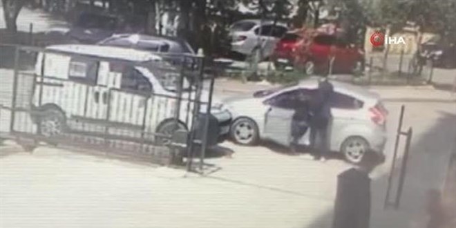 Polis memurunun, kayınbiraderi tarafından vurulması kameralarda