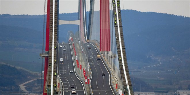 Yolla beraber Çanakkale Köprüsü en düşük 272 liradan başlıyor