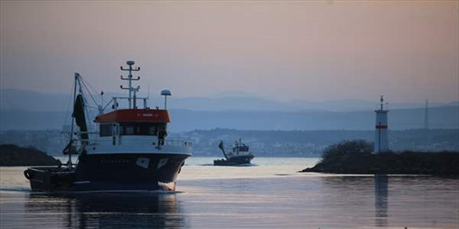 Karadenizde avlanan balıkçılar Bakanlığın kararı sonrası gün batmadan limana döndü
