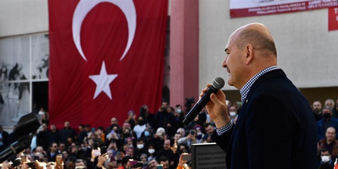 Soylu: Milletimden bir tek kişinin huzurunu bozan olursa hayatı dar ederim