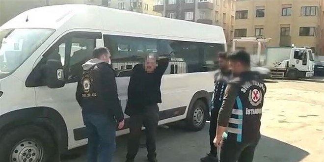 Tek kolu olmayan okul servisi sürücüsüne ceza