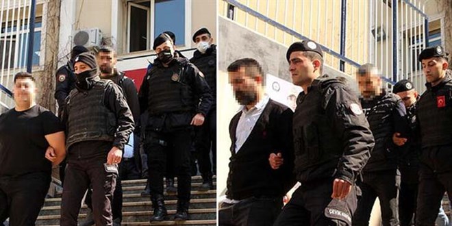 K���k�ekmece Adliyesi'nde 4 ki�inin �ld��� kavgada 3 ��pheli tutukland�