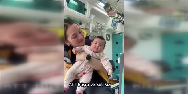 İstanbul'da görevli acil tıp teknikeri, terk edilmiş bebeğe sütannelik yaptı