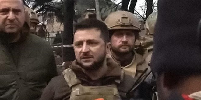 Zelenskiy Buça'da: Burada yaşananlar savaş suçu