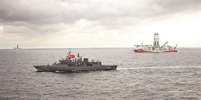 Karadeniz gaz sahasına mayın koruması
