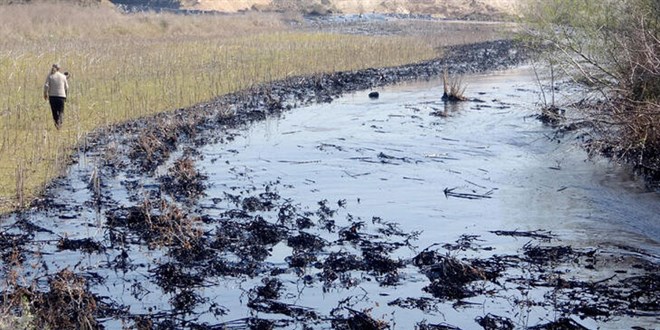 Edirne'de fuel oil kazanı patladı; tonlarca yakıt çevreye yayıldı