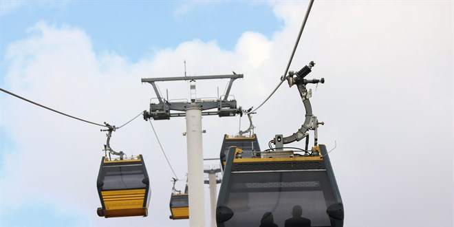 Ankara'da 2 yıldır kapalı olan teleferik seferlere başladı