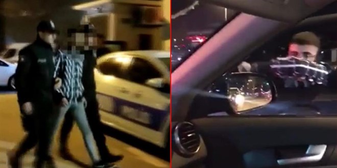 Kadn srcnn aynasn kran kii drift yapmaktan ceza ald