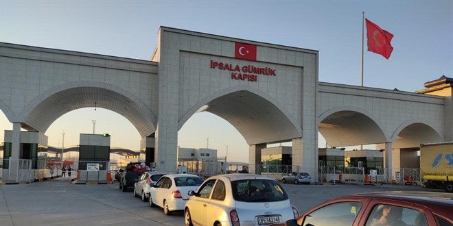 İpsala sınır kapısında 3 kilometre alışveriş kuyruğu