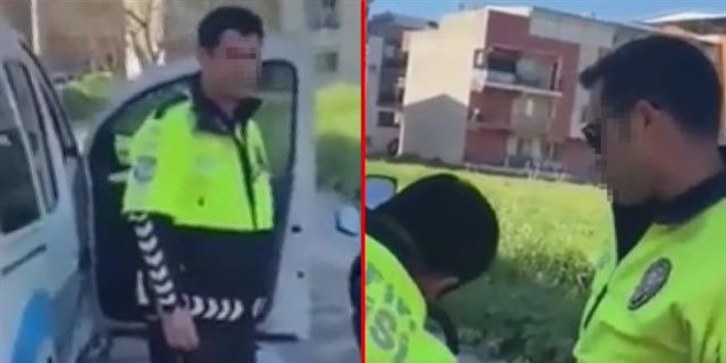 Polisten denetimde durdurduğu motokuryeye akılalmaz sözler
