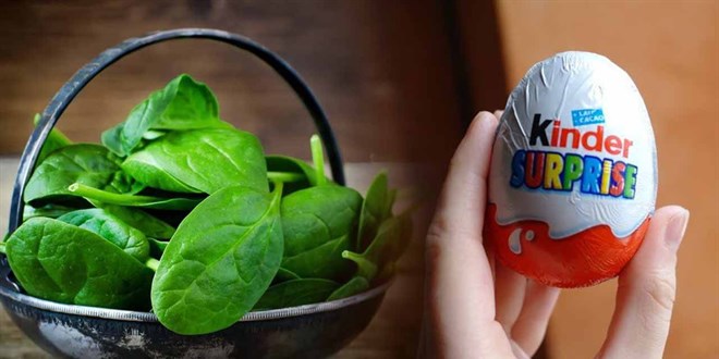Kinder ürünlerinde ve ıspanakta salmonella alarmı! 63 çocuğa bulaşmıştı