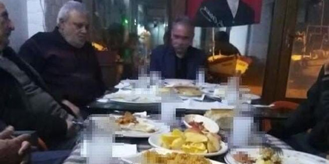 CHP'li yenin 'alkoll iftar' fotoraf ortal kartrd