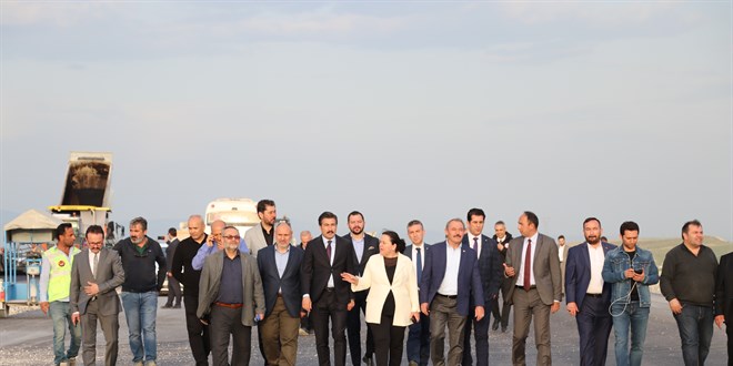 AK Parti Denizli milletvekilleri, Aydın-Denizli Otoyolu'nu inceledi