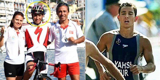Trafik kazasında ölen triatlon sporcusu Ata Yahşi'ye veda edildi