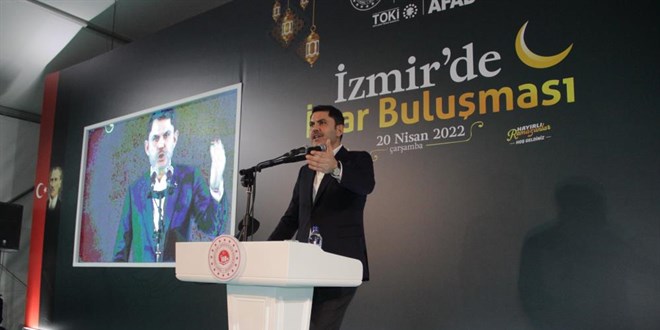 Bakan Kurum'dan İzmirli depremzedelere müjde