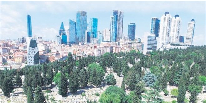 Rezidans manzaralı Zincirlikuyu'daki mezar yeri 1 milyon TL'ye satışa kondu