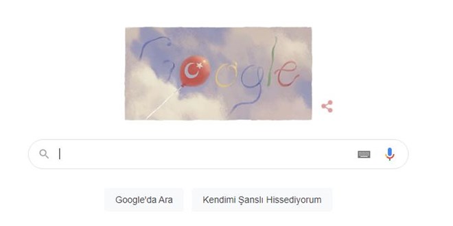 Google, 23 Nisan Ulusal Egemenlik ve Çocuk Bayramı'nı kutladI