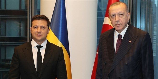 Cumhurbakan Erdoan, Zelenskiy ile grt