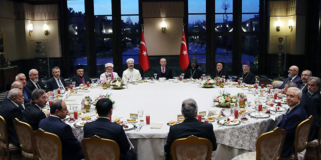 Erdoğan dini azınlık temsilcileriyle iftarda bir araya geldi 21:34