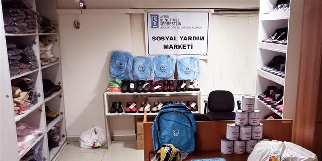 Bakanlık 12 ildeki sosyal marketleri ihtiyaç sahibi hükümlülere yardım elini uzattı