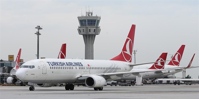 T�rk Hava Yollar� Br�ksel Havaalan�'ndan �d�l ald�