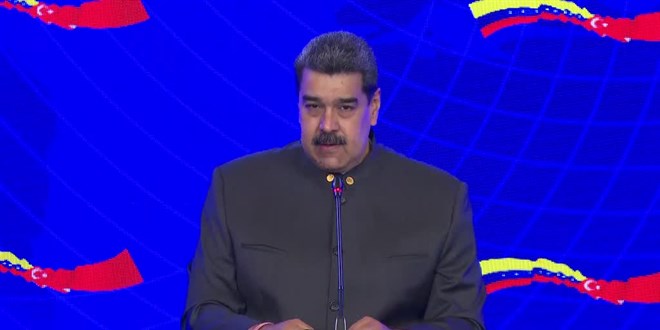 Maduro, Trkiye'nin lkelerini her koulda desteklediini syledi