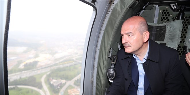 Bakan Soylu, Kocaeli'de bayram trafiği denetimine katıldı