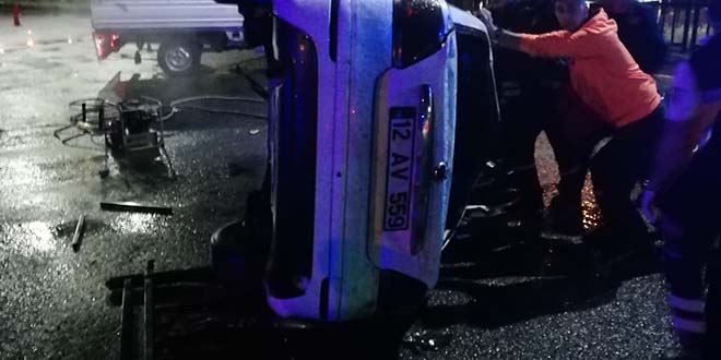 Bariyere çarpan otomobildeki 2 kişi öldü