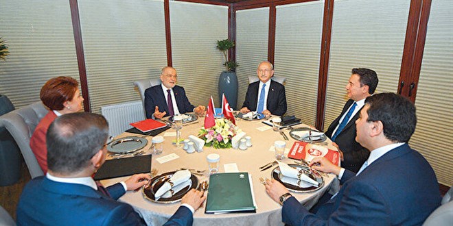 'Altılı Masa'nın 81 ilde ittifak şifreleri