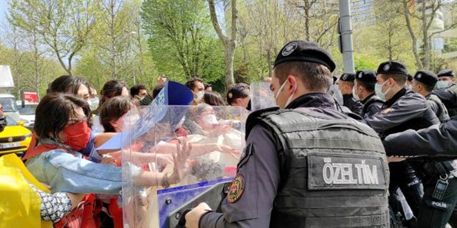 İstanbul'da 1 Mayıs'ta izinsiz gösteri yapan 192 kişi gözaltına alındı