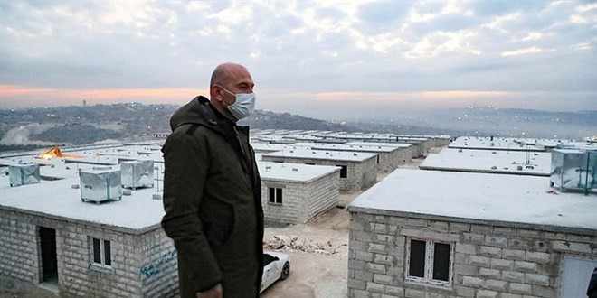 Bakan Soylu aklad: 1 milyon Suriyeliye ev yaplacak
