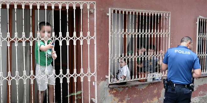 4 çocuğunu eve kilitleyip, cezaevindeki eşine bayram ziyaretine gitti