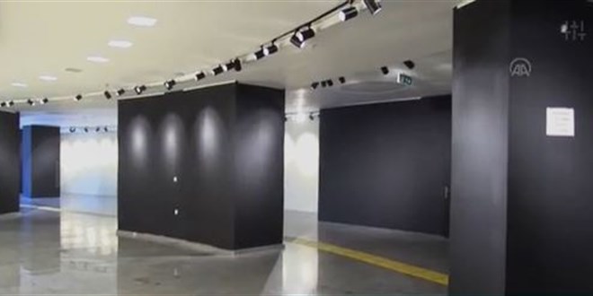 Kastamonu Üniversitesinde yapılan sanat galerisi açılışa hazırlanıyor