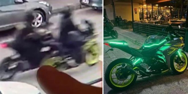 100 bin TL'lik motosikleti ittirerek çaldılar: Bulana 10 bin TL ödül