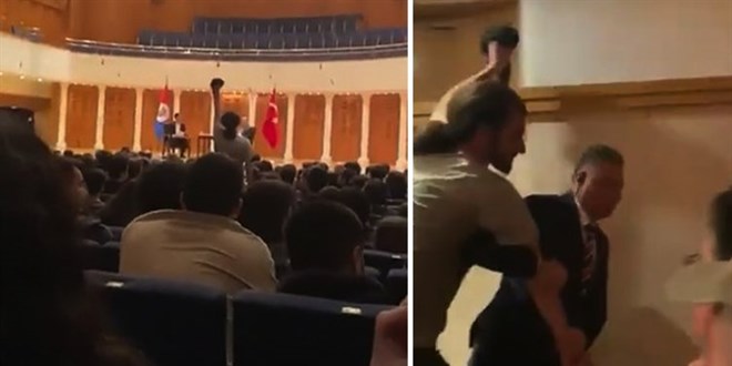 Ümit Özdağ'a Bilkent'te protesto şoku!