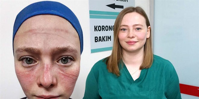 Salgınla mücadelenin simgesi Seher hemşire: Maske kalktı ama izi ve hatıraları bizimle