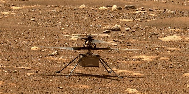 Mars'taki keif helikopterinden kt haber geldi