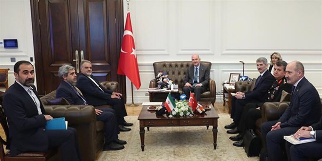 Bakan Soylu, İran İslam Cumhuriyeti Ankara Büyükelçisi'ni kabul etti