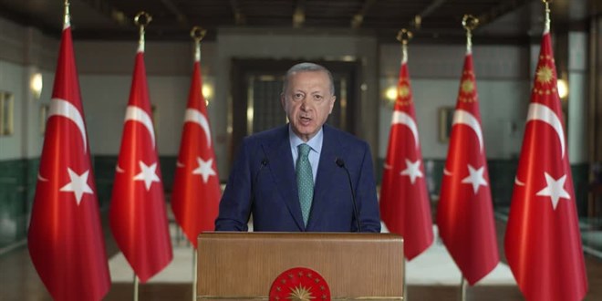 Erdoğan'dan Pakistan MİLGEM Projesi üçüncü gemisini denize indirme törenine video mesaj