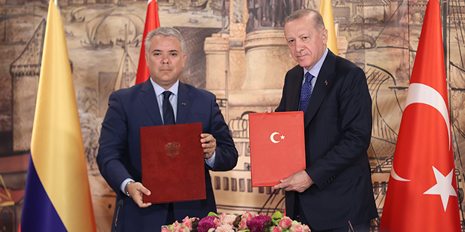 Erdoan: Trkiye-Kolombiya ilikilerini stratejik ortaklk seviyesine ykselttik