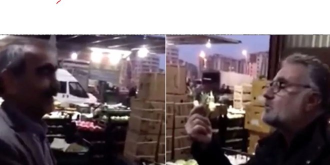Ucuza ürün satan pazarcıya tepki gösterdi: Ortalığı karıştırma