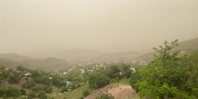 Tunceli'de toz taşınımı hayatı olumsuz etkiledi