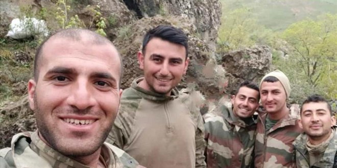 Pençe-Kilit operasyonu şehidi 5 asker aynı karede