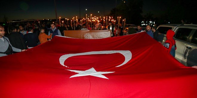 AK Partili Kurtulmu, Diyarbakr'da 'Fetih Yry'ne katld