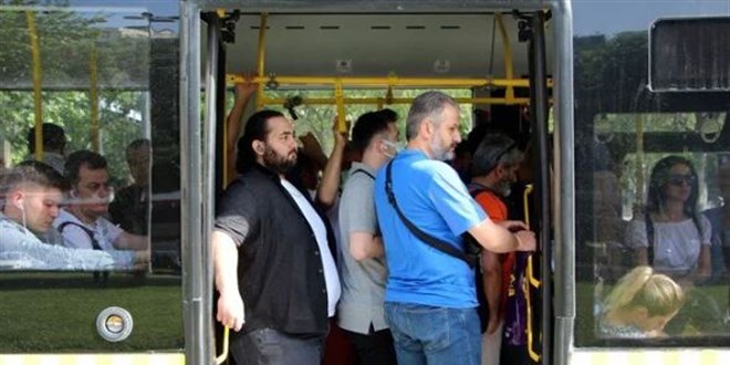 Toplu taşımada maskesiz ilk gün