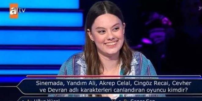 Kim Milyoner Olmak İster'e damga vuran Kenan İmirzalıoğlu sorusu