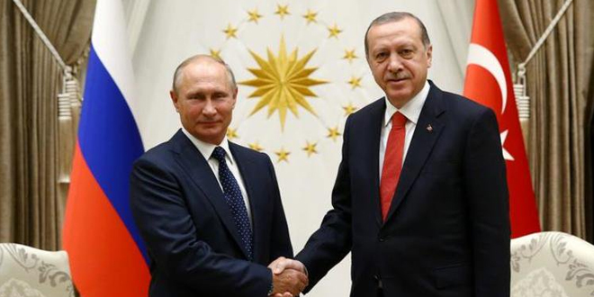 Cumhurbakan Erdoan Putin ile grt