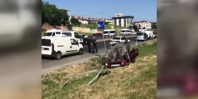 Büyükçekmece'deki feci kazada ölü sayısı 2'ye yükseldi