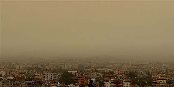 Meteorolojiden Suriye kaynakl toz tanm uyars