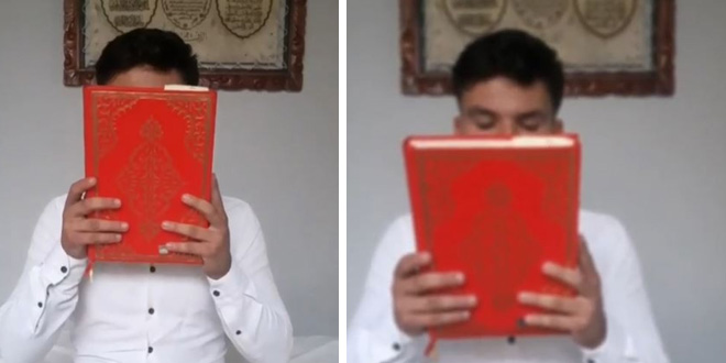 Kur'an-ı Kerim'e tekme atan genç: Kur'an-ı Kerim olduğunu bilmiyordum